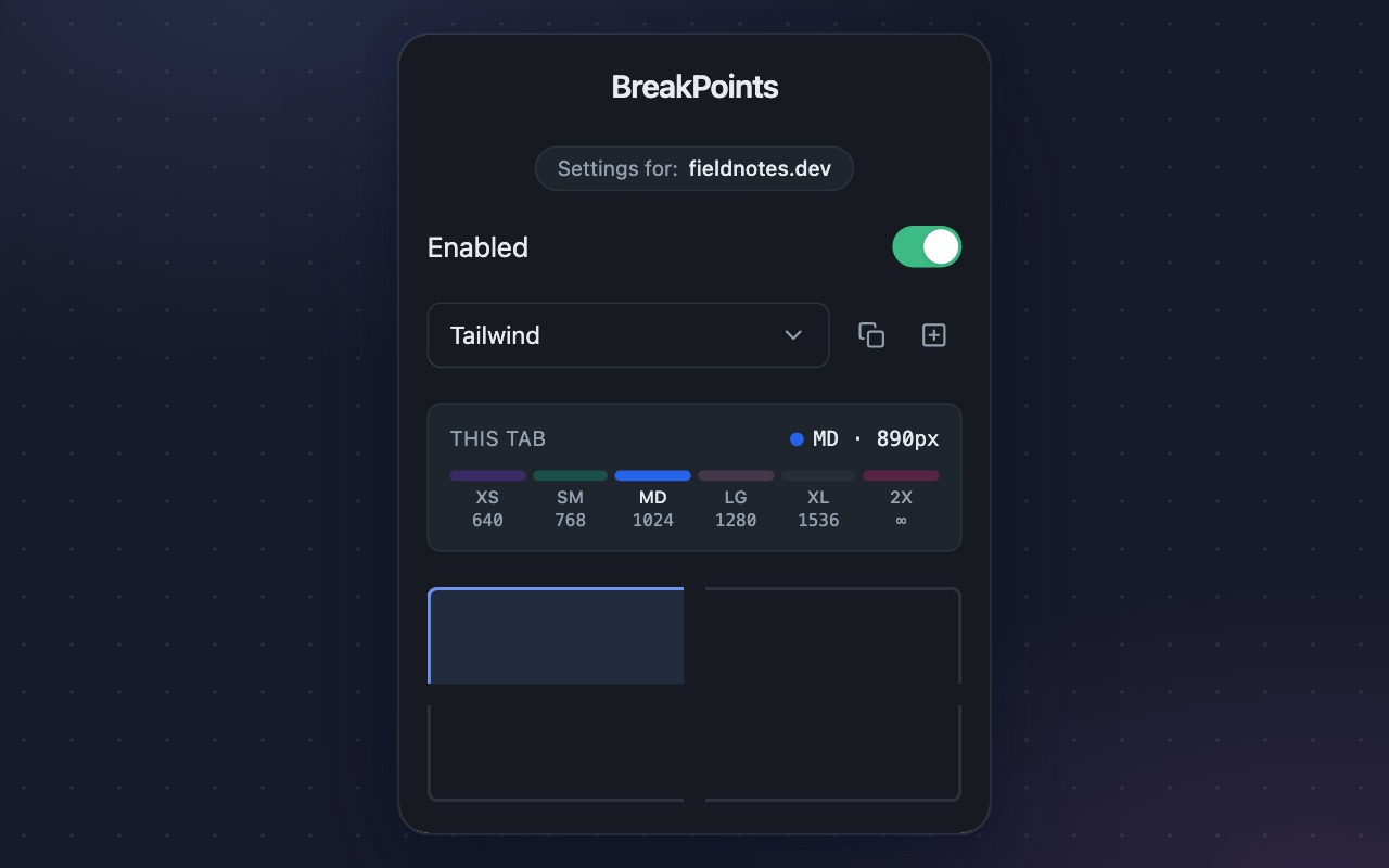 Popup in dark mode